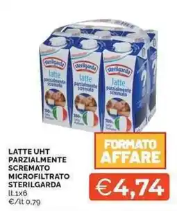 Mercatò Latte UHT Parzialmente Screamato Microfiltrato Sterilgarda offerta