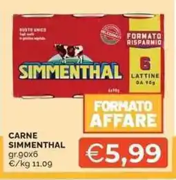 Mercatò CARNE SIMMENTHAL offerta