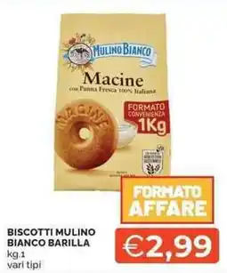 Mercatò Biscotti Mulino Bianco Barilla offerta