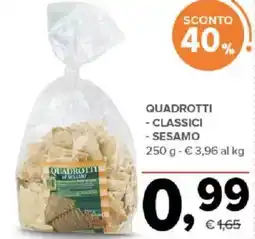 Todis Quadrotti al sesamo offerta