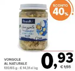 Todis PescaR Vongole al naturale offerta