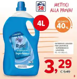Todis Rixel Detersivo Bucato Superbianco offerta