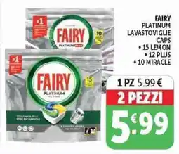 Deco Superstore FAIRY PLATINUM LAVASTOVI GLIE CAPS offerta