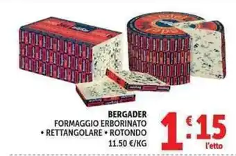 Deco Market BERGADER FORMAGGIO ERBORINATO offerta