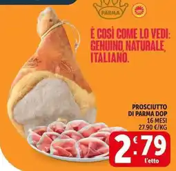 Deco Market Prosciutto di Parma DOP offerta