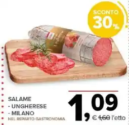 Todis Salame Ungherese Milano offerta