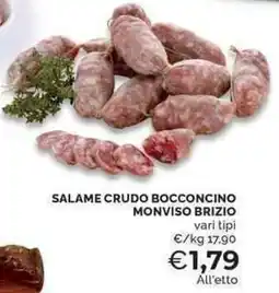 Mercatò Salame Crudo Bocconcino Monviso Brizio offerta