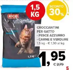 Todis RICO vitaplus Croccantini per gatto offerta