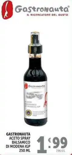 Deco Market Gastronauta Aceto Spray Balsamico di Modena IGP offerta