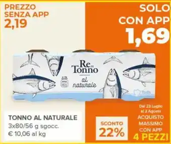 Todis Re Tonno al naturale offerta