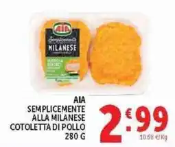 Deco Superstore AIA SEMPLICEMENTE ALLA MILANESE COTOLETTA DI POLLO offerta