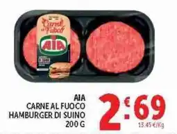 Deco Superstore AIA CARNE AL FUOCO HAMBURGER DI SUINO offerta