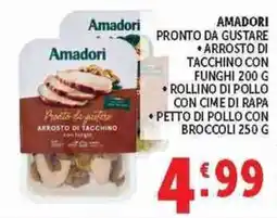 Deco Superstore Amadori ARROSTO DI TACCHINO CON FUNGHI offerta