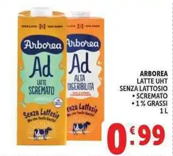 Deco Market Arborea Latte UHT Senza Lattosio offerta