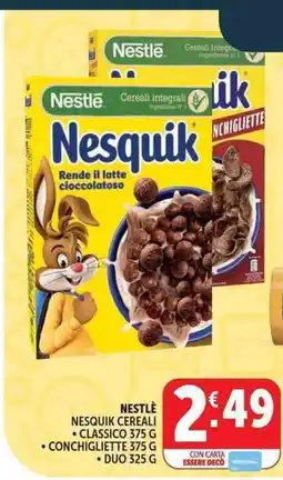 Deco Market Nestlé Nesquik Cereali offerta