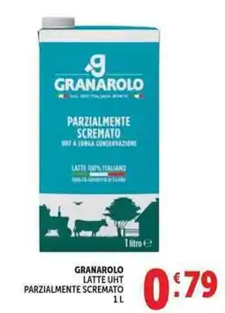Deco Market GRANAROLO LATTE UHT PARZIALMENTE SCREMATO offerta