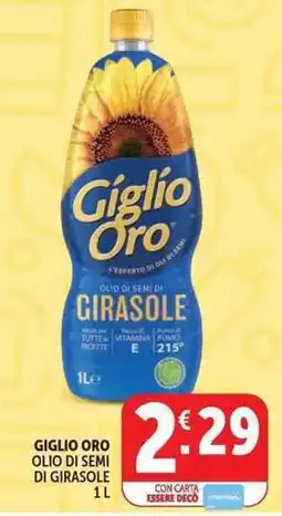 Deco Market Giglio Oro Olio di Semi di Girasole offerta
