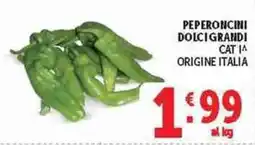 Deco Superstore Peperoncini dolci grandi offerta
