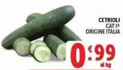 Deco Superstore Cetrioli CAT I^A offerta