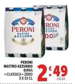 Deco Market PERONI NASTRO AZZURRO BIRRA offerta
