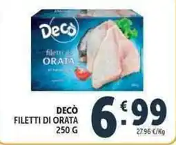 Deco Market Decò filetti di orata offerta