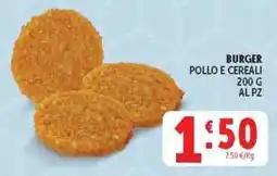 Deco Superstore Burger Pollo e Cereali offerta