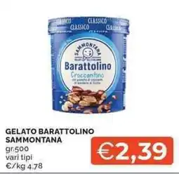 Mercatò GELATO BARATTOLINO SAMMONTANA offerta