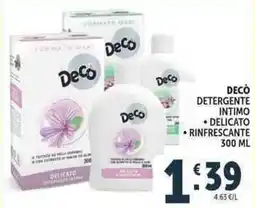 Deco Market Decò Detergente Intimo Delicato offerta