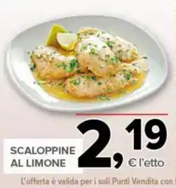 Todis Scaloppine al limone offerta