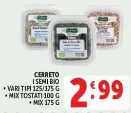 Deco Superstore CERRETO I SEMI BIO offerta