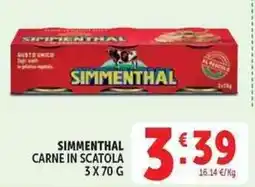 Deco Superstore SIMMENTHAL CARNE IN SCATOLA offerta