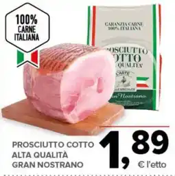 Todis Prosciutto Cotto Alta Qualità Gran Nostrano offerta