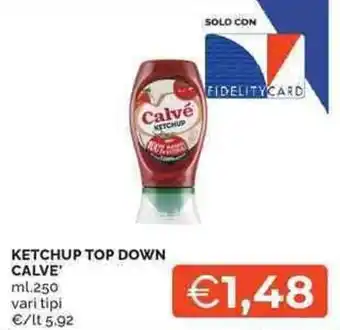 Mercatò KETCHUP TOP DOWN CALVE' offerta