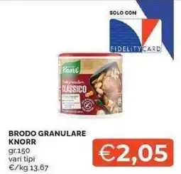 Mercatò Brodo granulare Knorr offerta