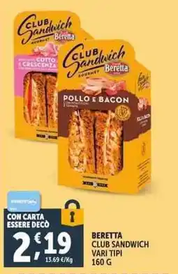 Deco Market Club Sandwich Beretta offerta
