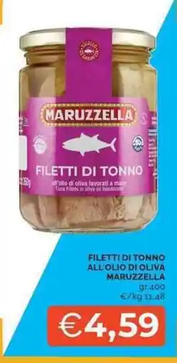 Mercatò Filetti di tonno all'olio di oliva Maruzzella offerta