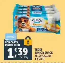Deco Market TEDDI JUNIOR SNACK ALLO YOGURT offerta