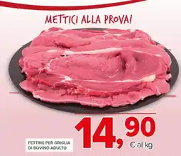 Todis Fettine per griglia di bovino adulto offerta
