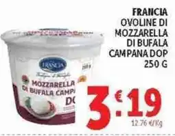Deco Superstore FRANCIA MOZZARELLA DI BUFALA CAMPANA DOP offerta