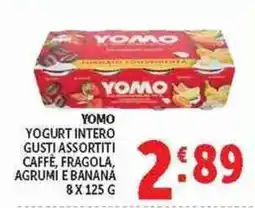 Deco Superstore YOMO YOGURT INTERO GUSTI ASSORTITI offerta