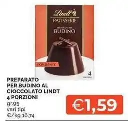 Mercatò PREPARATO PER BUDINO AL CIOCCOLATO LINDT offerta