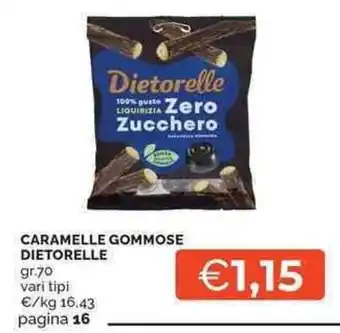 Mercatò Caramelle Gommose Dietorelle offerta