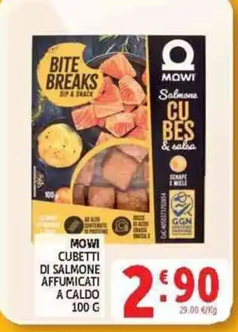 MOWI CUBETTI DI SALMONE AFFUMICATI A CALDO