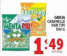 Deco Superstore GIULIA Caramelle Vari Tipi offerta
