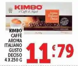 Deco Superstore KIMBO CAFFÈ AROMA ITALIANO GUSTO DECISO offerta