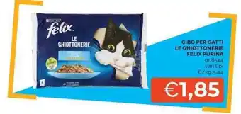 Mercatò Cibo per gatti Le Ghiottonerie Felix Purina offerta