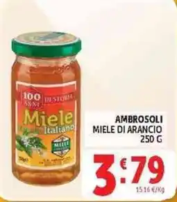 Deco Market AMBROSOLI MIELE DI ARANCIO offerta