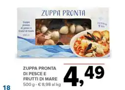 Todis ZUPPA PRONTA DI PESCE E FRUTTI DI MARE offerta