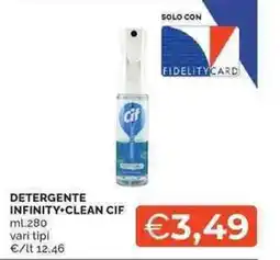 Mercatò Detergente Infinity-Clean Cif offerta