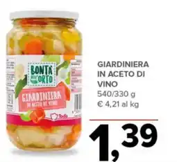 Todis Bontà dell'orto giardiniera in aceto di vino offerta